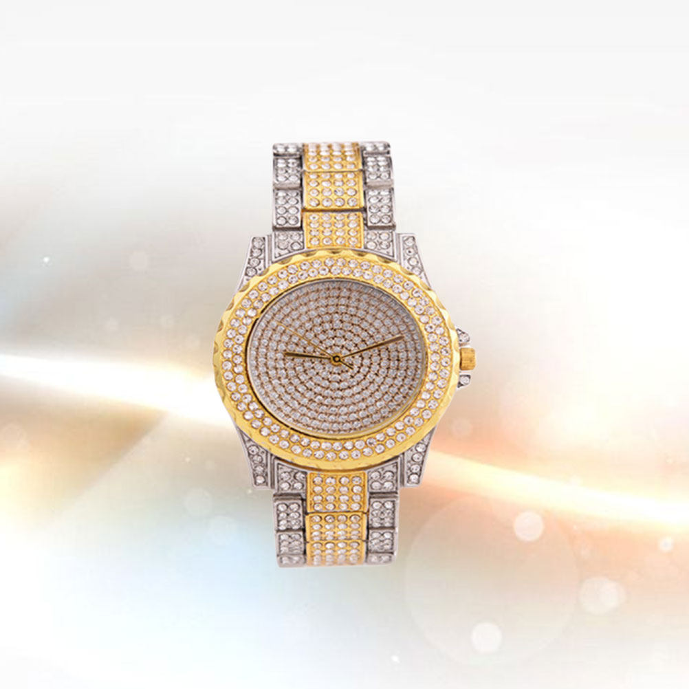 1Pcs Rhinestone Women Wristwat - Luxury Watch Gift For Her 评论和价格