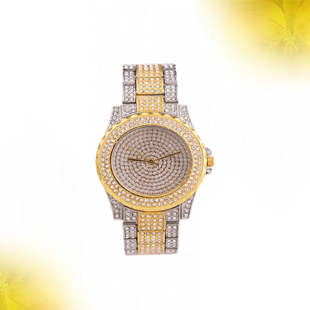 1Pcs Rhinestone Women Wristwat - Luxury Watch Gift For Her 评论和价格