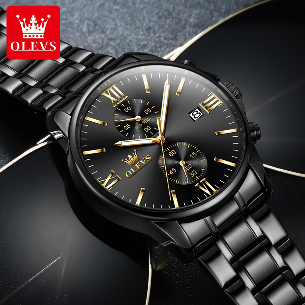 OLEVS 2886 Classic Black Quart - Luxury Watch Maker 评论和价格