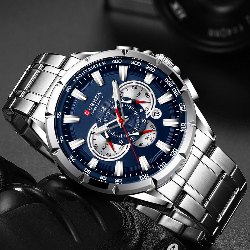 CURREN Wrist Watch Men Waterpr - Luxury Watch Maker 评论和价格