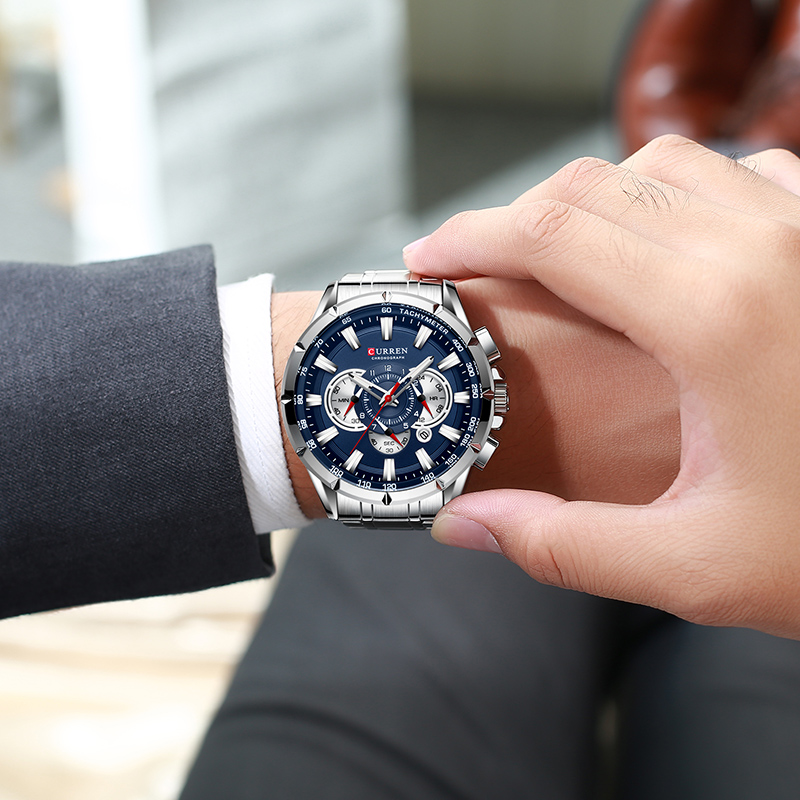 CURREN Wrist Watch Men Waterpr - Luxury Watch Maker 评论和价格