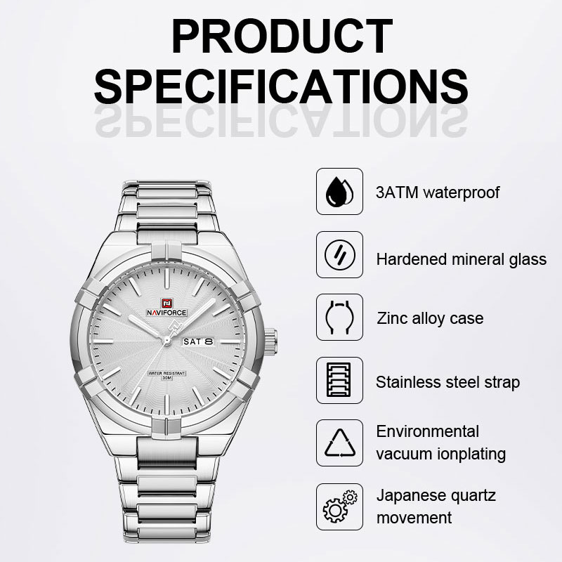 Top Brand NAVIFORCE Men's Watc - Luxury Watch Maker 评论和价格