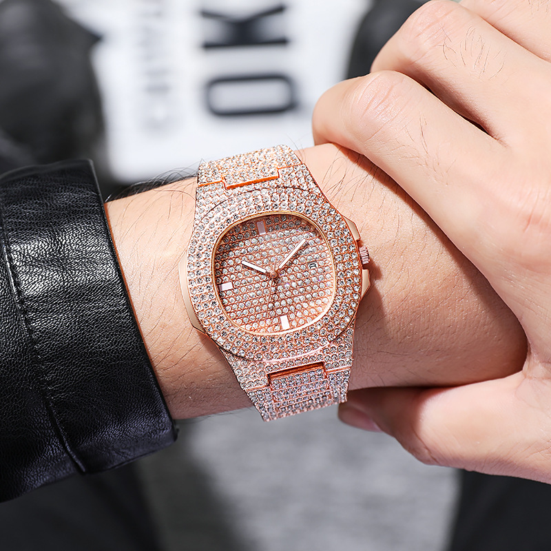 New Fashion Iced Out Watch for - Luxury Watch Iceberg 评论和价格