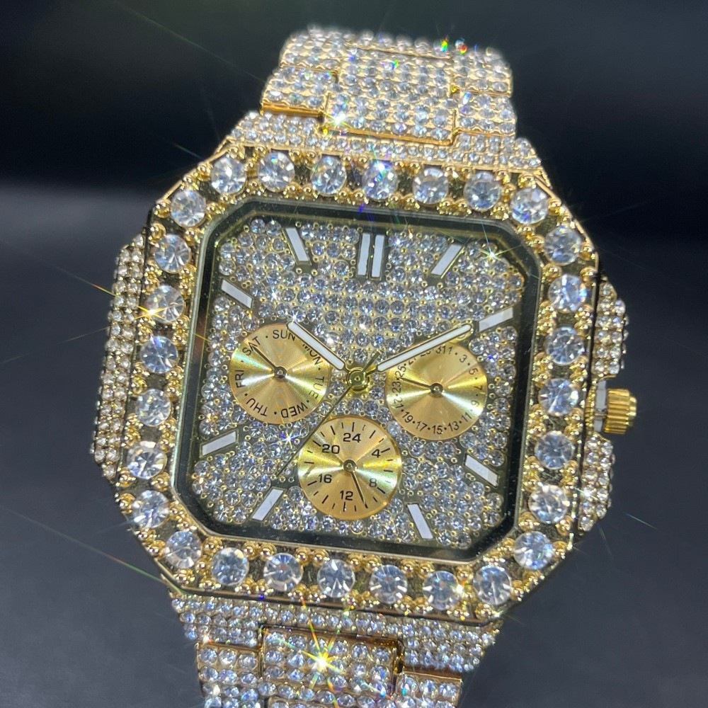 MISSFOX Luxury Diamond Watch f - Luxury Watch Iceberg 评论和价格