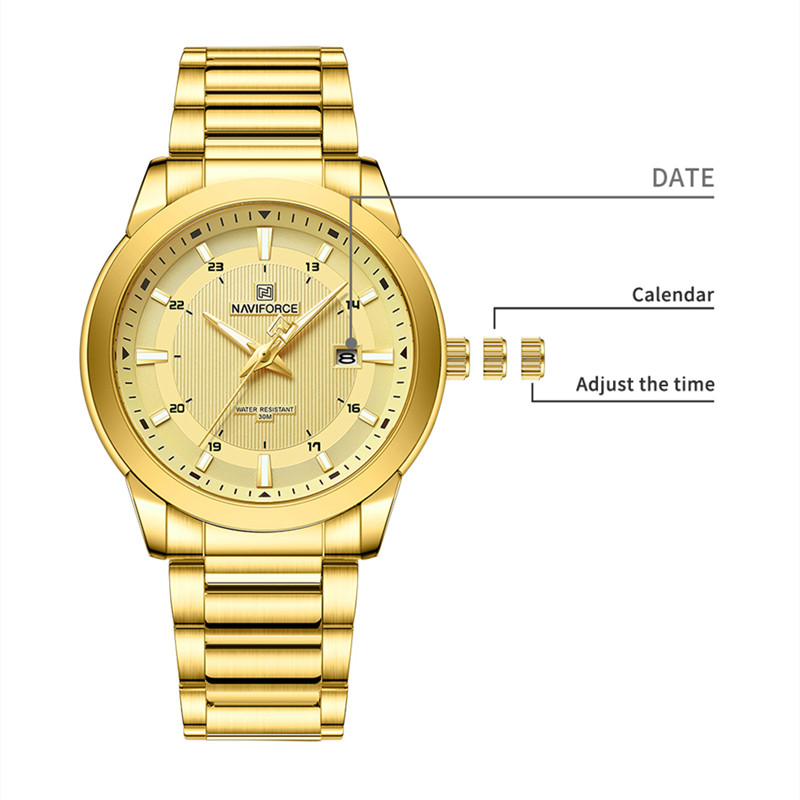 2024 Top Brand NAVIFORCE Mens  - Luxury Watch Maker 评论和价格